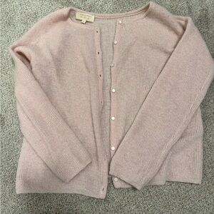 Sezane Gaspard cardigan size XS light pink